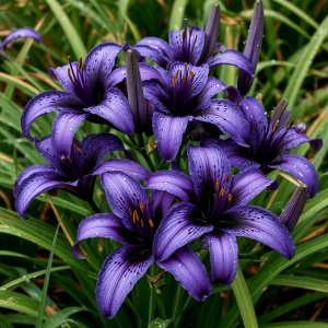 Лилейник Блю Айрис купить по цене от 324р. в интернет-магазине «Посадика» с доставкой почтой в в Избербаше и по всей России – [изображение №1].